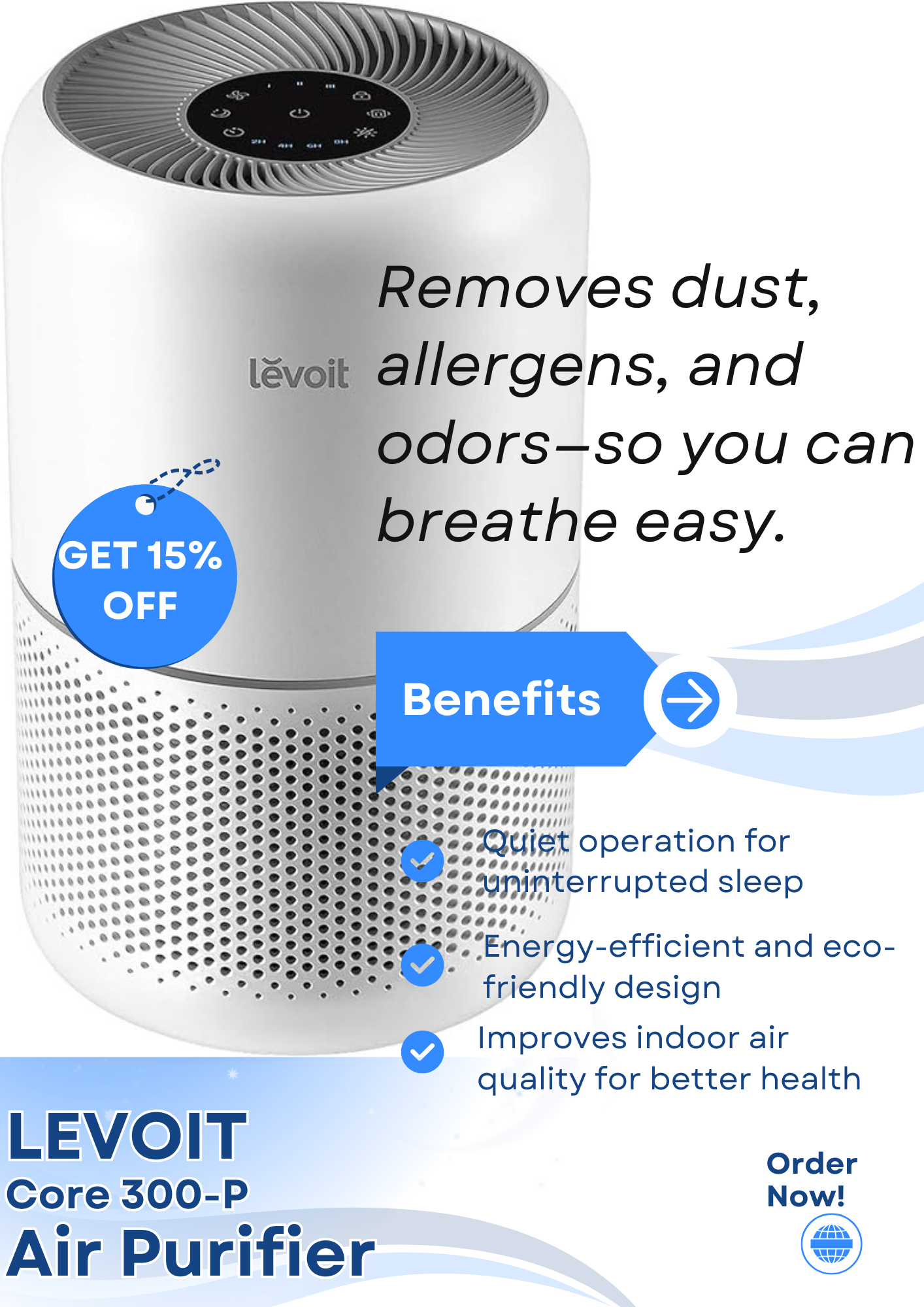 LEVOIT Core 300-P air purifier